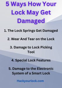 5 Ways How Your Lock May Get Damaged