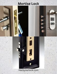 3 different types of Mortise locks