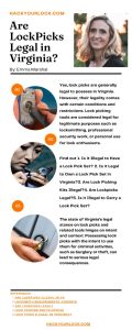 are lock picks legal in Virginia-infographics by Emma Marshal Hackyourlock.com