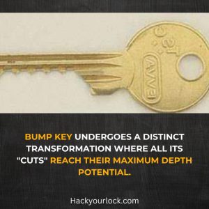 yellow color bump key with its little description