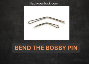 2 bent bobby pins in L shape