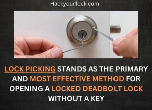 lock picking a deadbolt lock 