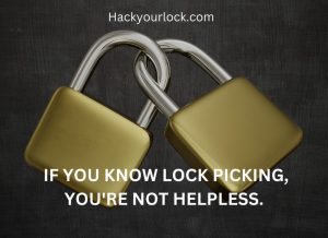by lock picking learning you dont feel helpless shown with two interlocks locks