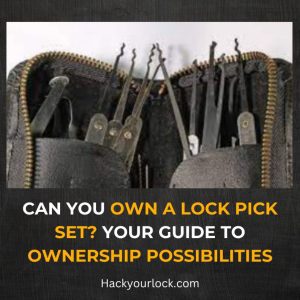 can you own lock pick set-featured image with black lock pick set zipped pouch