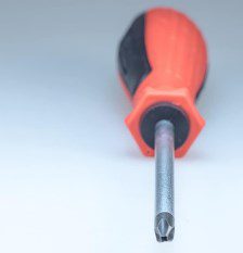 orange color head screwdriver