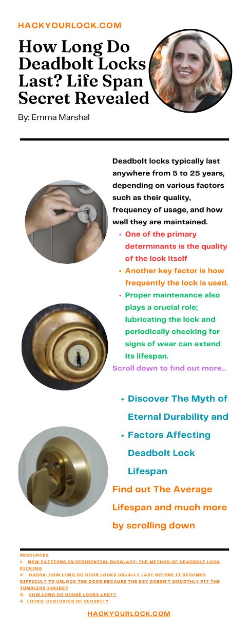 how long do deadbolt locks last-infographics by emma marshal