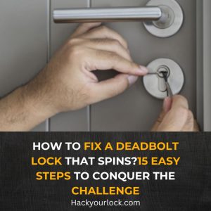 how to fix a deadbolt lock that spins-featured image