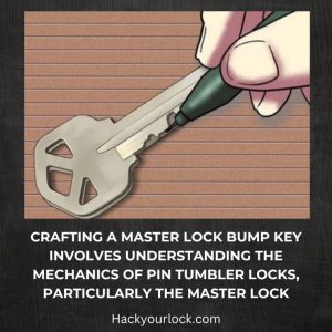 making of master lock bump key