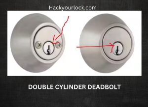 double cylinder deadbolt lock