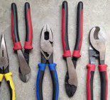 pliers in different colors