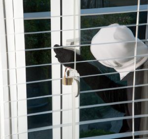 burglar trying to enter through unlocked window