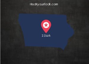 Iowa Map hackyourlock.com