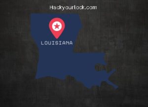 Louisiana map hackyourlock.com