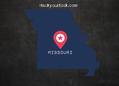 Missouri map hackyourlock.com