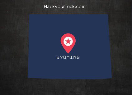 Wyoming map-hackyourlock.com